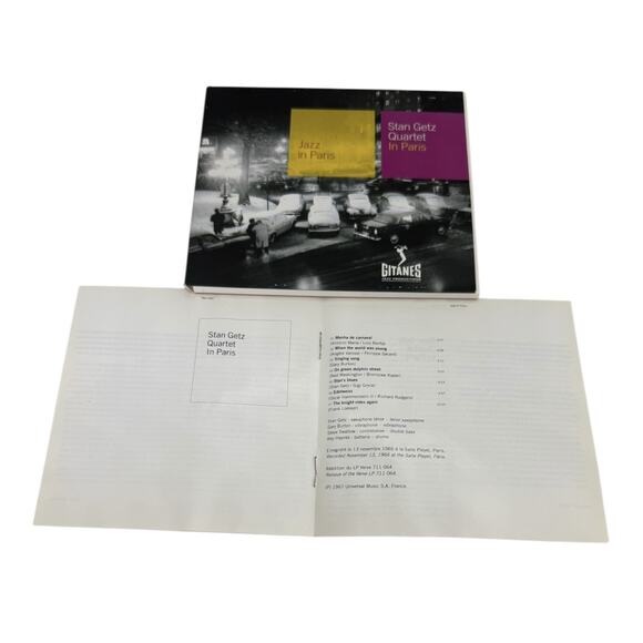Stan Getz Quartet - In Paris Music CD 2002 Universal Music Saxophone Reissue - Picture 14 of 16